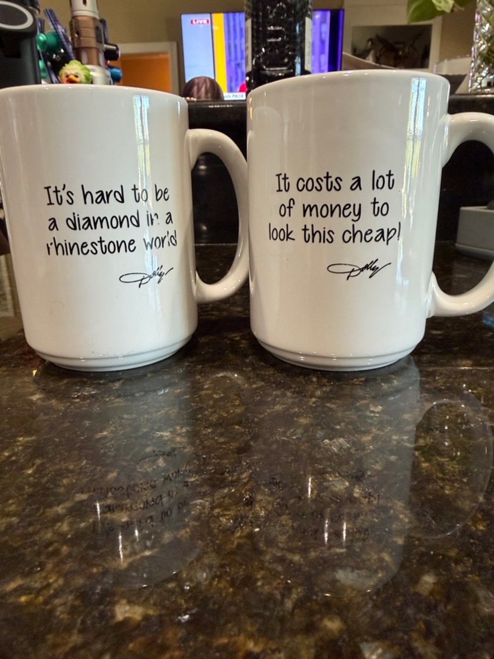 Dolly Parton “Dollywood” Coffee Mugs